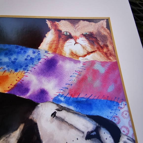 Whimsical Matted Erika Oller Signed Print - Picture 5 of 16